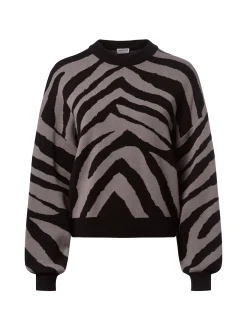 Noisy May Damen Pullover - NMCharlott in schwarz grau