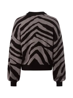 Noisy May Damen Pullover - NMCharlott in schwarz grau