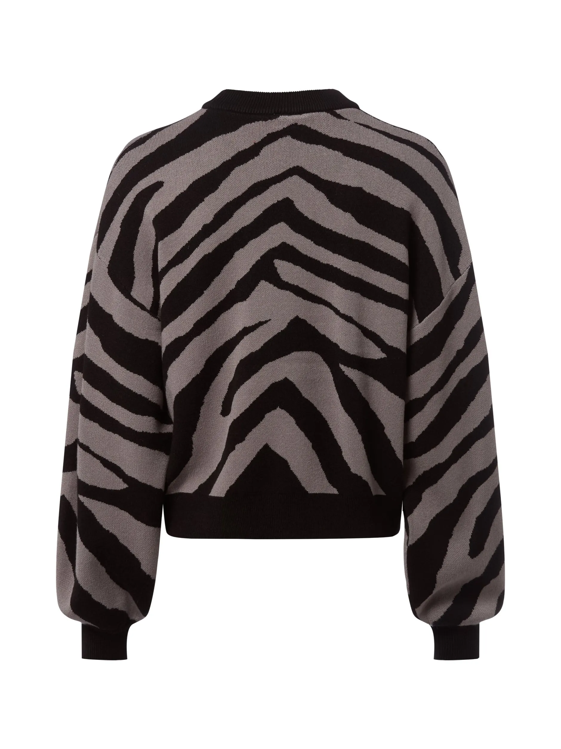 Noisy May Damen Pullover - NMCharlott in schwarz grau