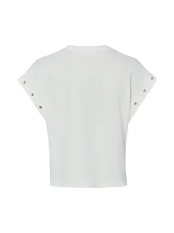 Noisy May Damen T-Shirt - NMEasy in ecru