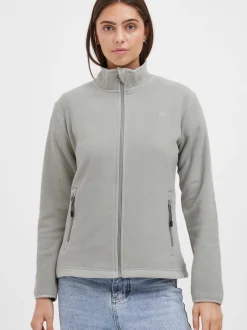 North Bend Damen Fleecejacke - NBConna in grau