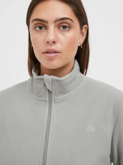 North Bend Damen Fleecejacke - NBConna in grau