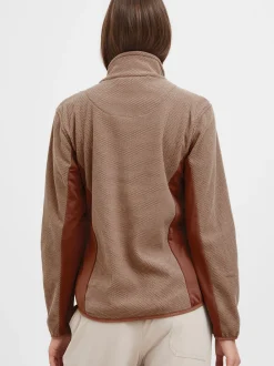 North Bend Damen Fleecejacke - NBHelga W in mocca