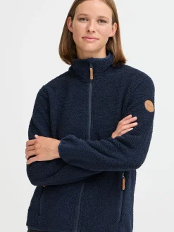 North Bend Damen Fleecejacke - NBStine in marine
