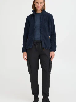 North Bend Damen Fleecejacke - NBStine in marine