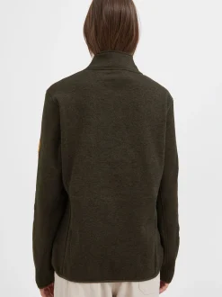 North Bend Damen Fleecejacke - NBSamana in schwarz