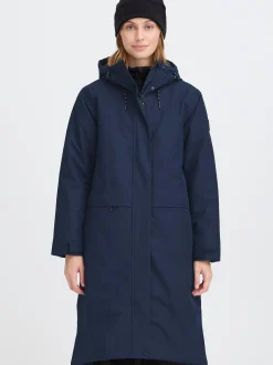 North Bend Damen Kurzmantel - NBMalis W Parka W-Pro 10000 in marine