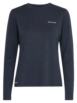 North Bend Damen Langarmshirt - NBAdri in blau