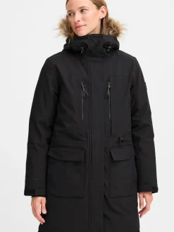 North Bend Damen Parka - NBBree in schwarz