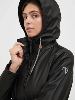 North Bend Damen Regenjacke - NBTora in schwarz