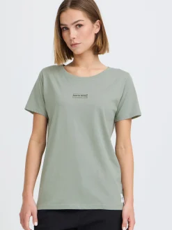North Bend Damen Rundhalsshirt - NBKunt in lind