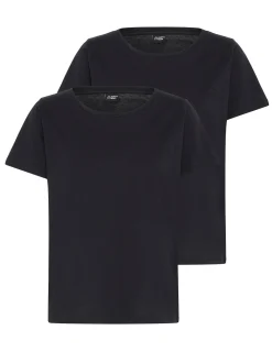 North Bend Damen Rundhalsshirt - NBGita in schwarz