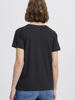 North Bend Damen Rundhalsshirt - NBGita in schwarz