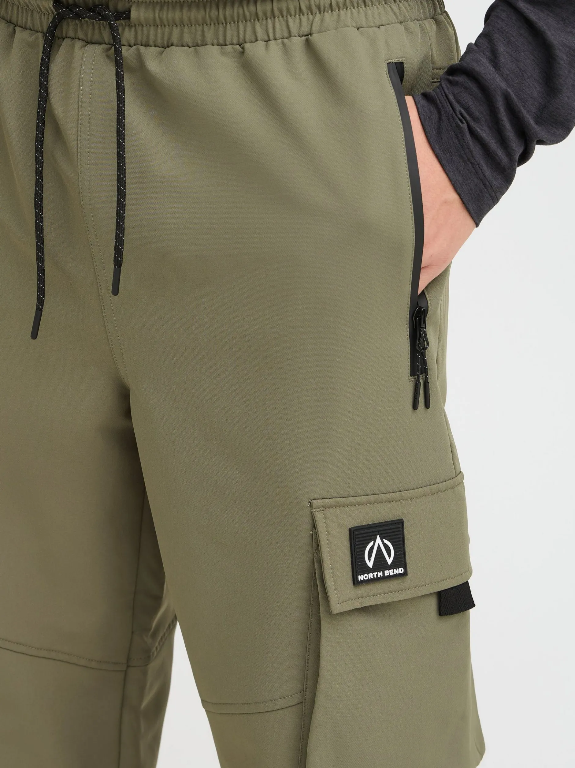North Bend Herren Cargohose - NBToni M in oliv