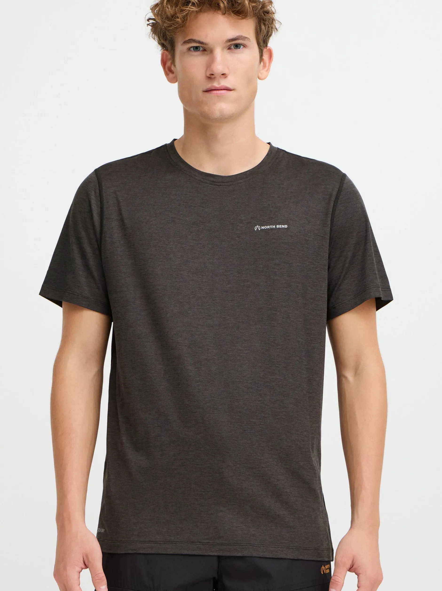 North Bend Herren Langarmshirt - NBAdrian in schwarz