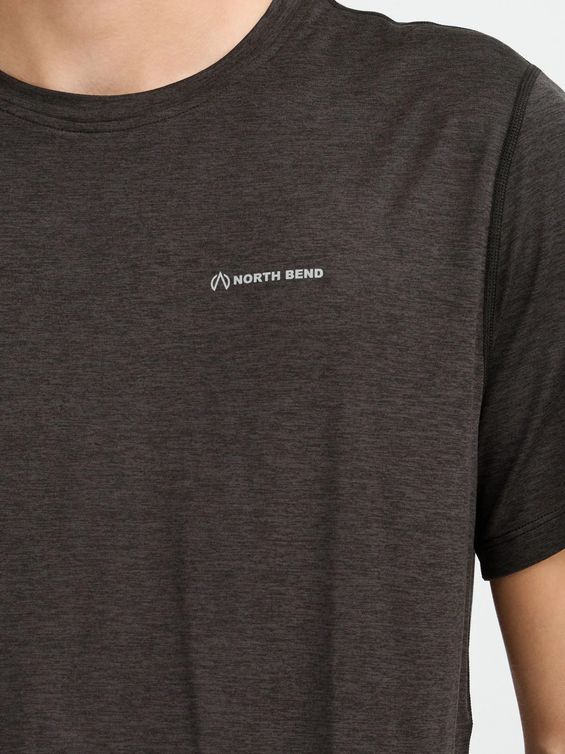 North Bend Herren Langarmshirt - NBAdrian in schwarz
