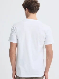 North Bend Herren Rundhalsshirt - NBCash in weiß