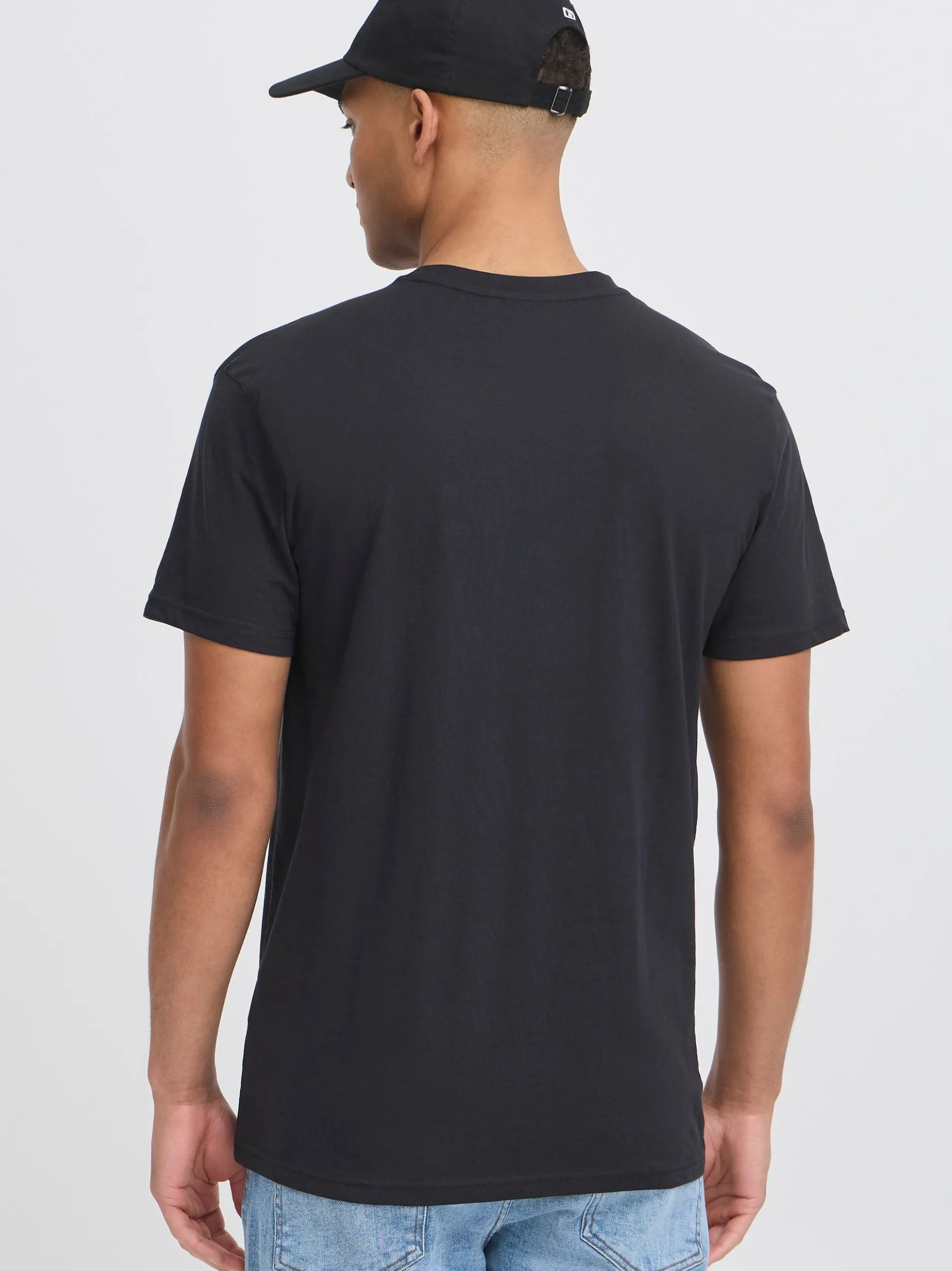 North Bend Herren Rundhalsshirt - NBGarfinkel in schwarz