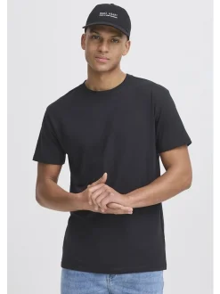 North Bend Herren Rundhalsshirt - NBGarfinkel in schwarz
