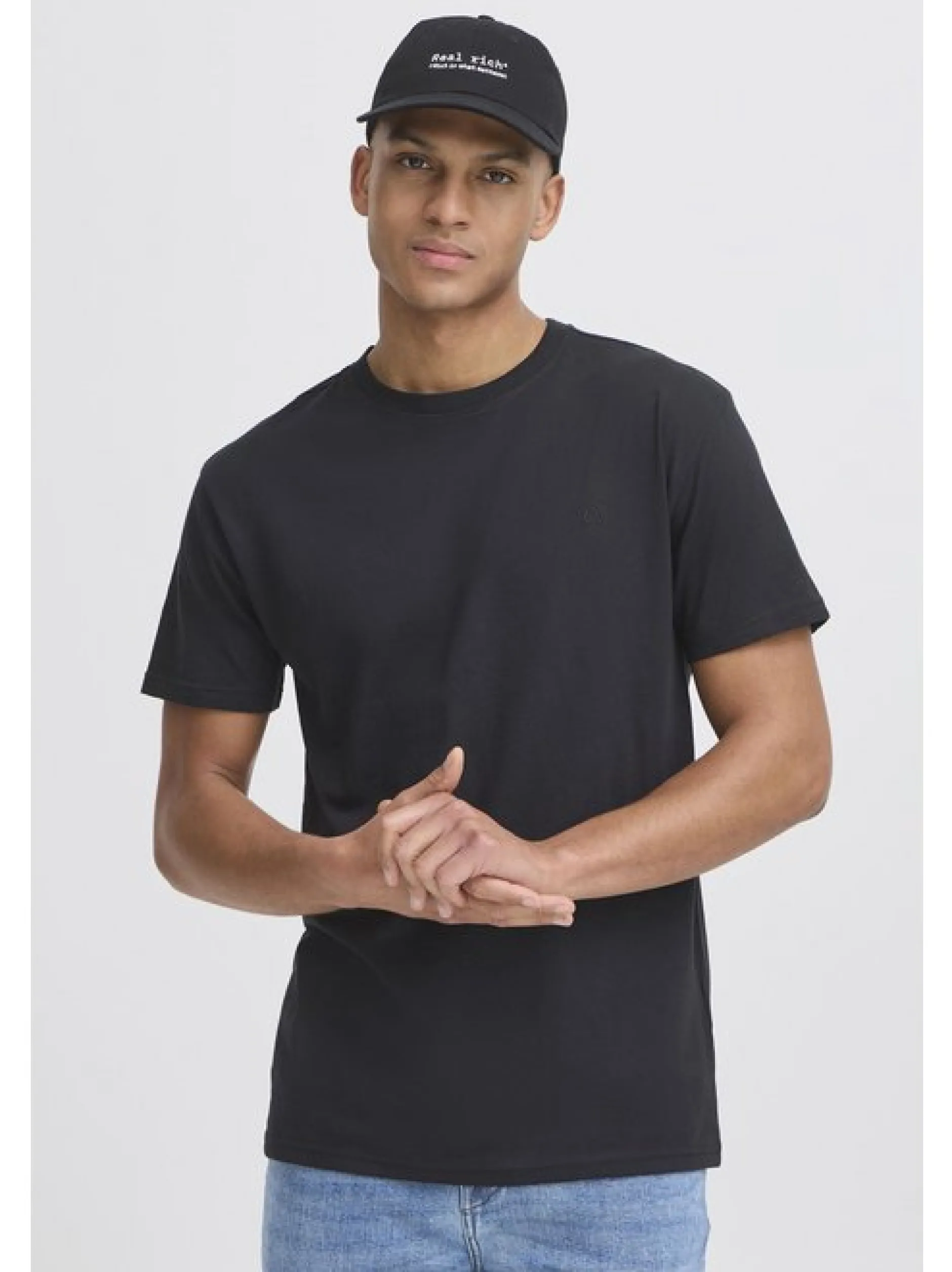 North Bend Herren Rundhalsshirt - NBGarfinkel in schwarz