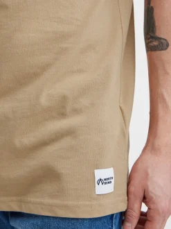 North Bend Herren T-Shirt - NBCarsten M in beige