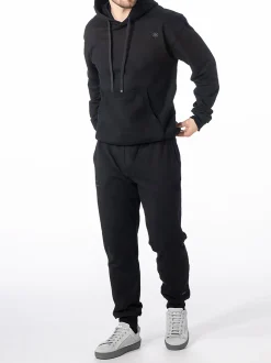 nurdie Herren Jogginghose in schwarz