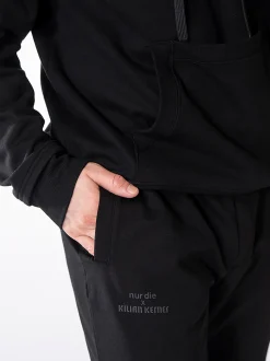 nurdie Herren Jogginghose in schwarz