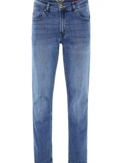 Oklahoma Jeans Herren Jeans in light stone - Länge: lang
