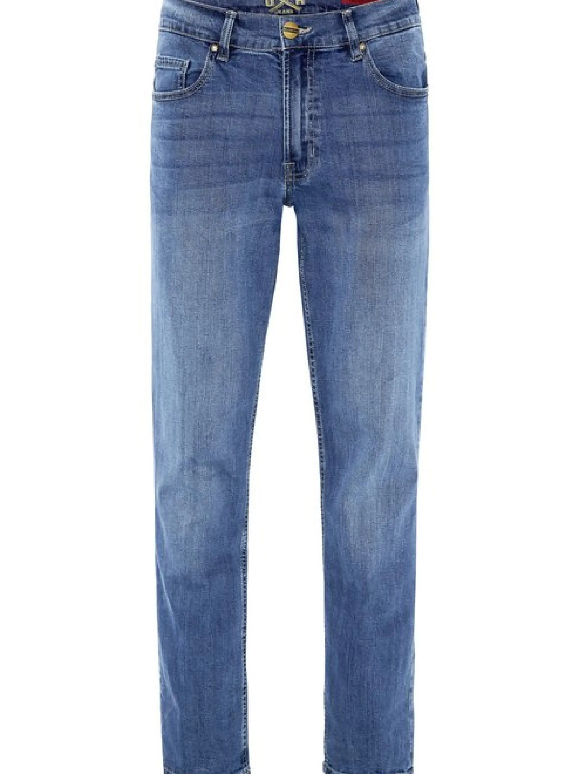 Oklahoma Jeans Herren Jeans in light stone - Länge: lang
