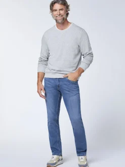Oklahoma Jeans Herren Jeans in light stone - Länge: lang