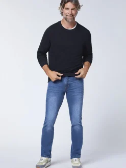 Oklahoma Jeans Herren Jeans in medium stone blau