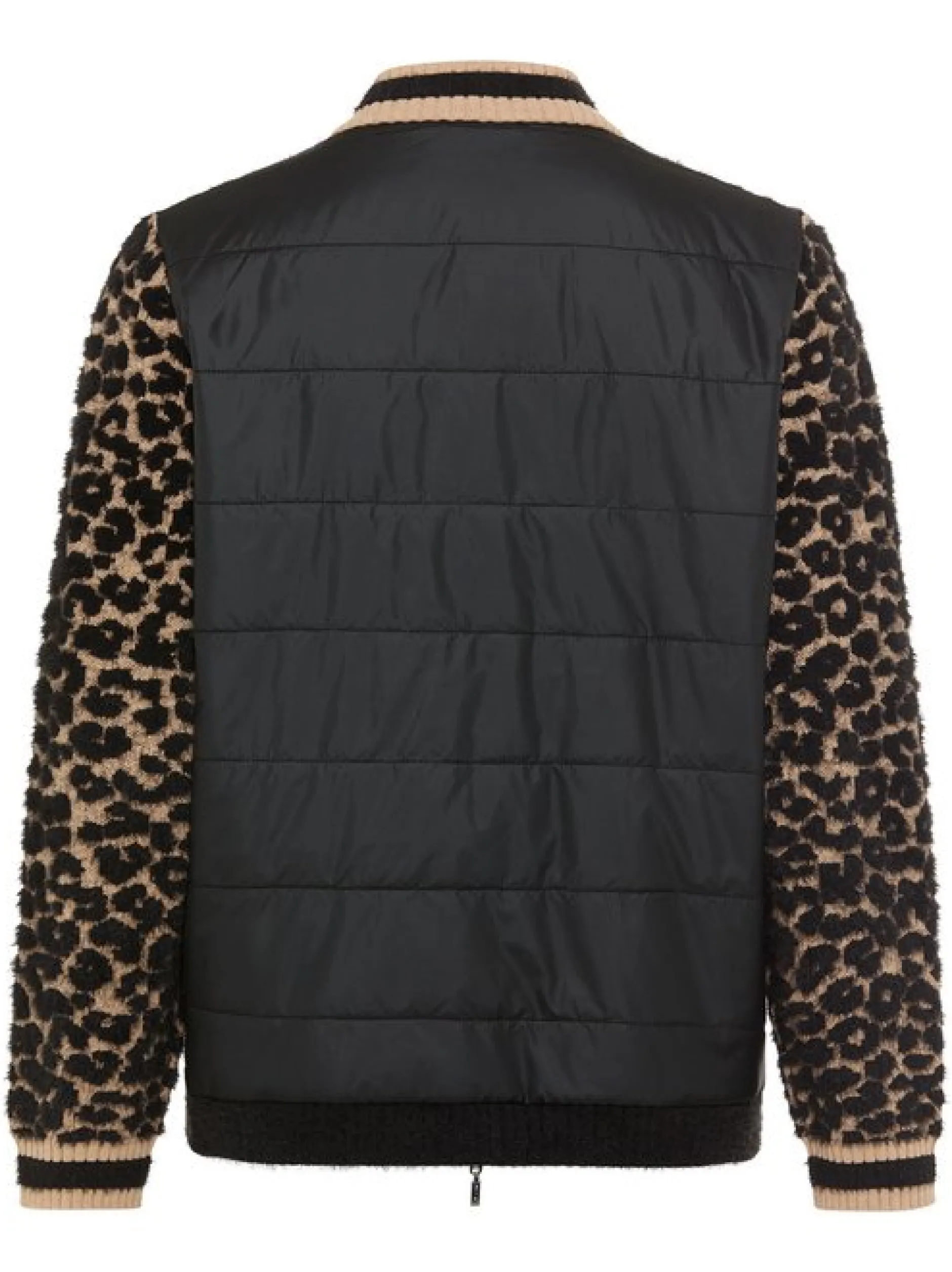 Olsen Damen Cardigan in schwarz beige - Ärmel: langarm