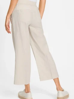Olsen Damen Hose in beige - Länge: verkürzt