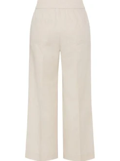 Olsen Damen Hose in beige - Länge: verkürzt