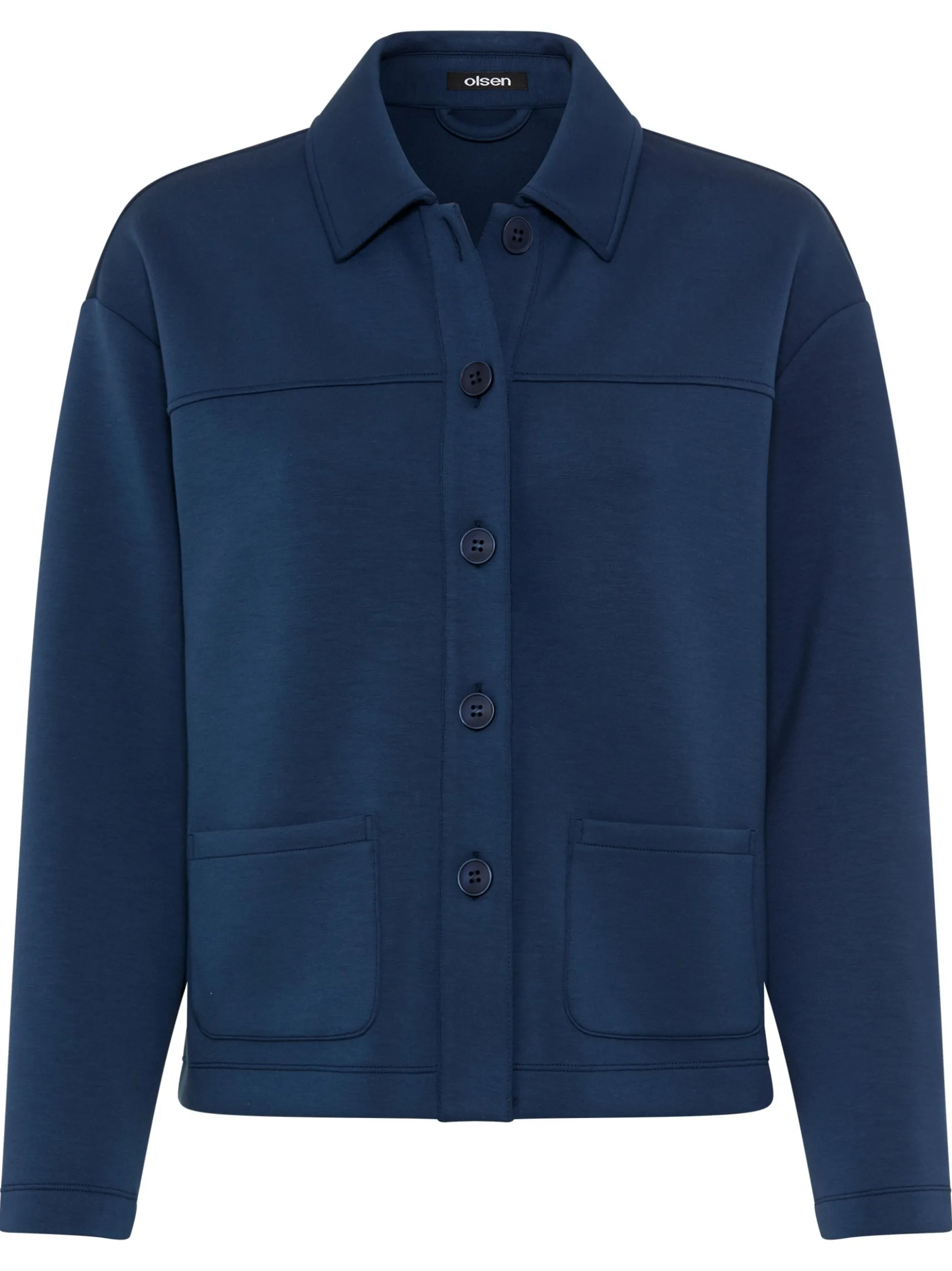 Olsen Damen Jerseyjacke in marine
