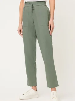 Olsen Damen Jogginghose - Lisa Straight in schilf