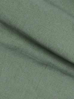 Olsen Damen Leinenbluse in khaki - Ärmel: Halbarm