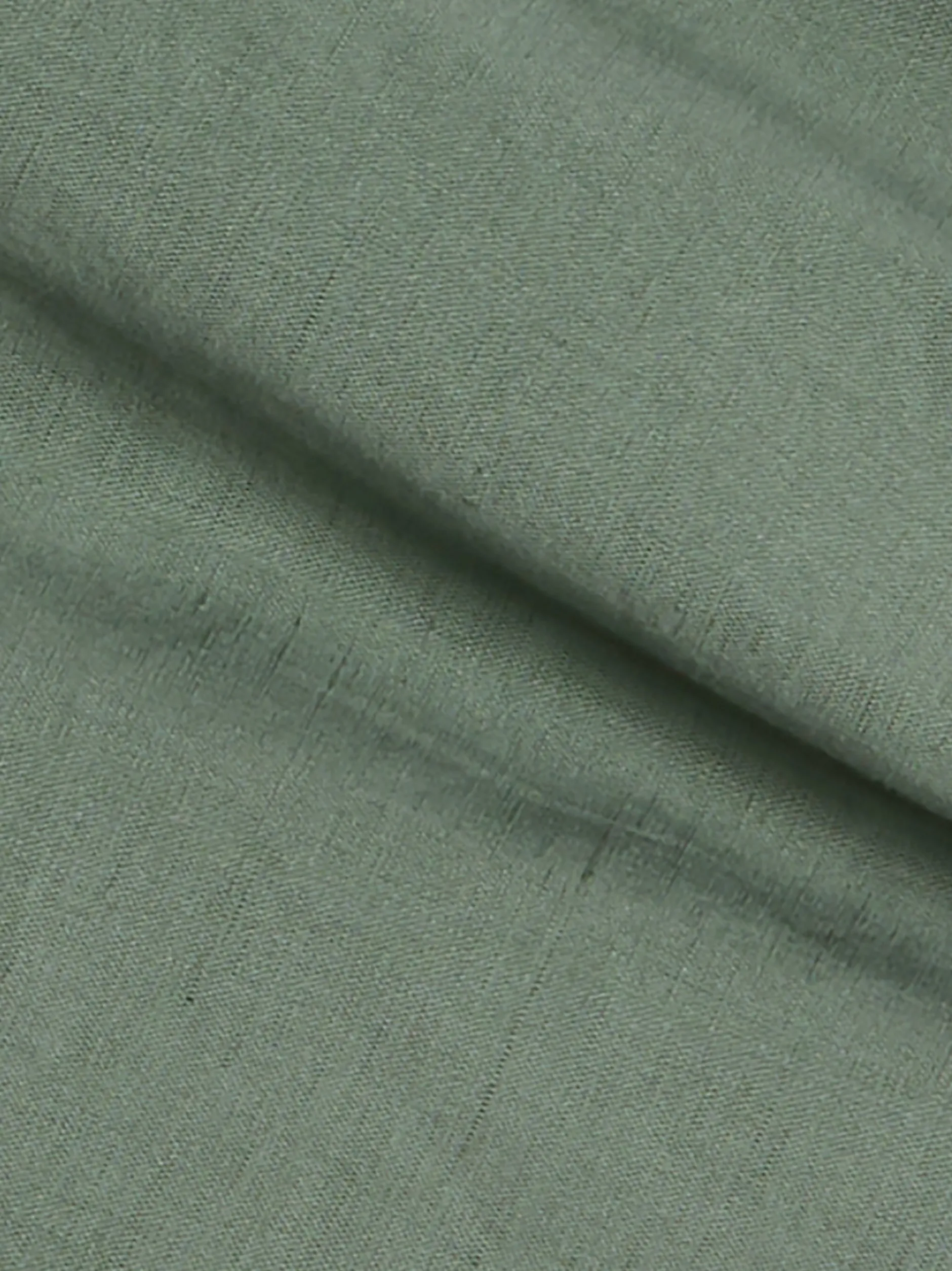 Olsen Damen Leinenbluse in khaki - Ärmel: Halbarm