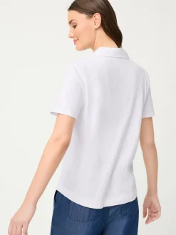 Olsen Damen Poloshirt - Hannah in weiß - Ärmel: kurzarm