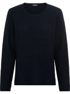 Olsen Damen Pullover in blau - Ausschnitt: Rundhals
