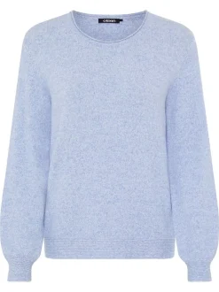 Olsen Damen Pullover in flieder - Ausschnitt: Rundhals