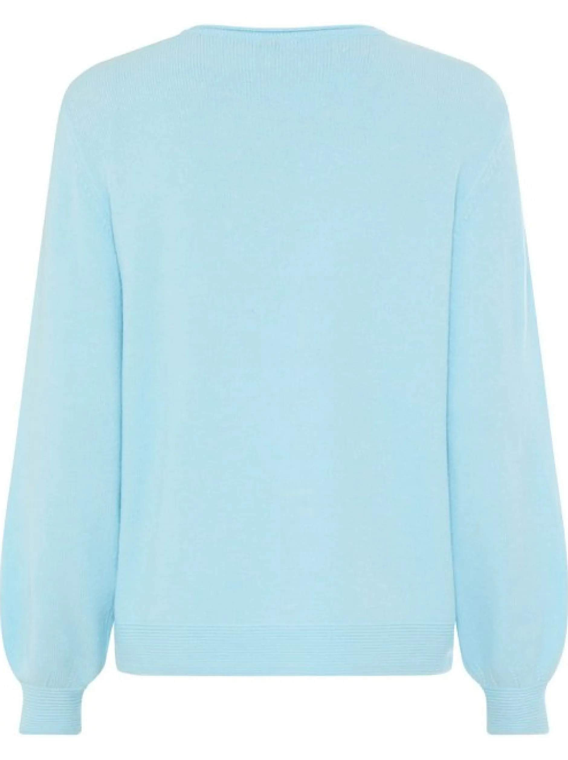 Olsen Damen Pullover in hellblau - Ausschnitt: Rundhals