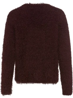 Olsen Damen Pullover in kastanie - Ausschnitt: Rundhals