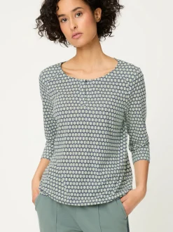 Olsen Damen Shirt - Clara in mint marine