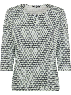 Olsen Damen Shirt - Clara in mint marine