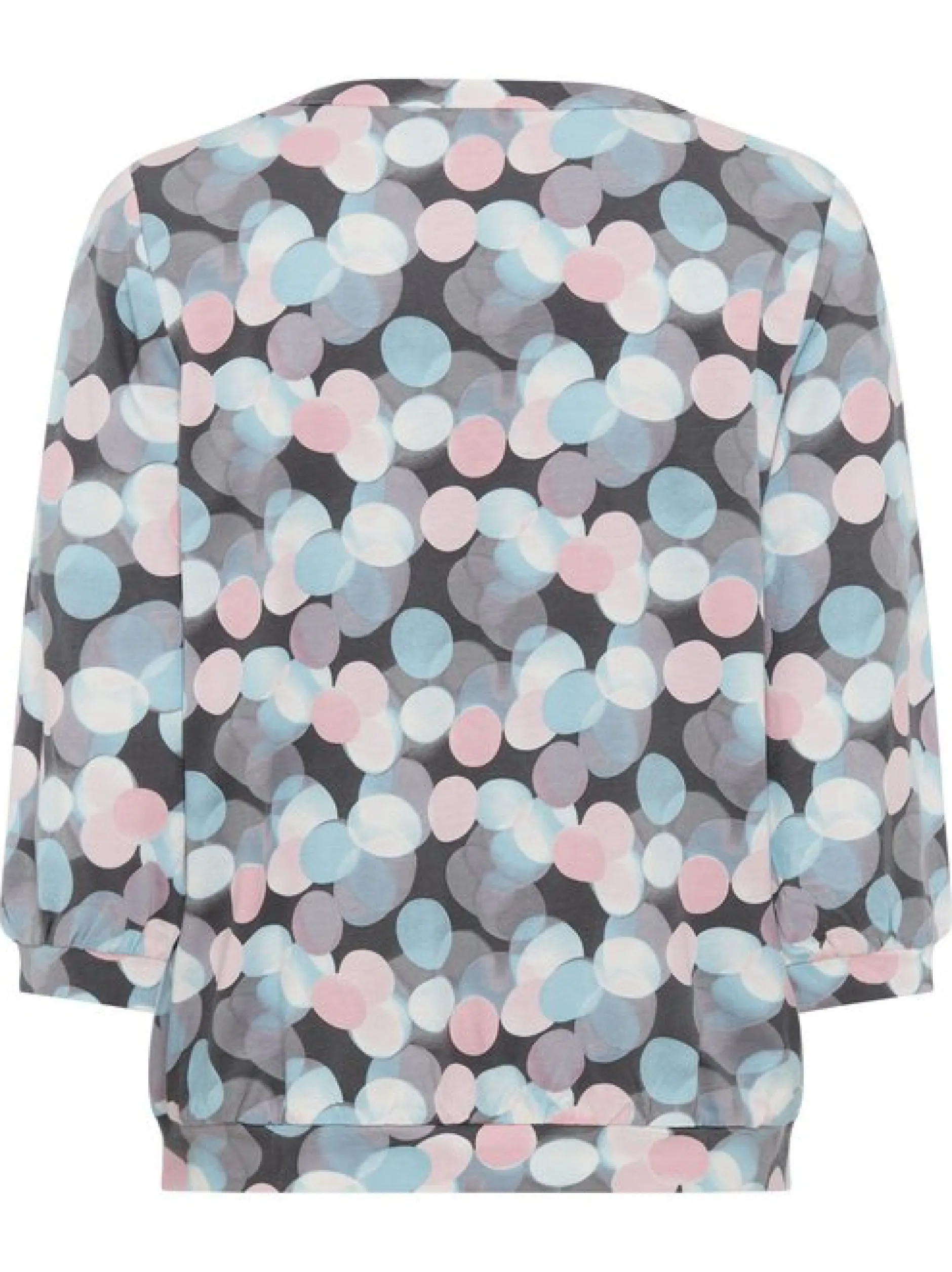 Olsen Damen Shirt in blau mehrfarbig - Ärmel: 3/4 Arm