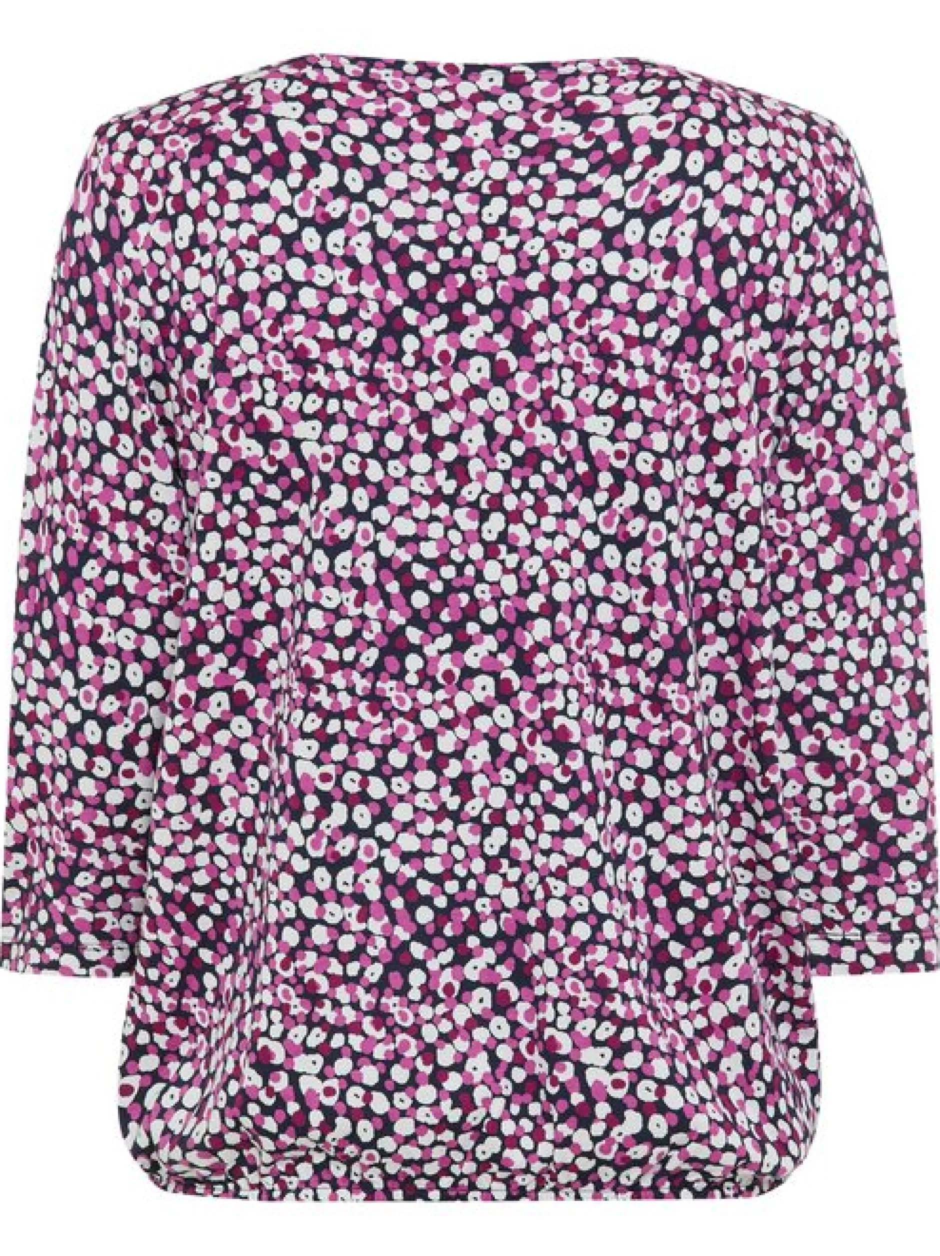 Olsen Damen Shirt in lila - Ausschnitt: Rundhals