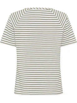 Olsen Damen Shirt in oliv - Ausschnitt: Rundhals
