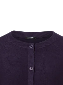 Olsen Damen Strickjacke in lila