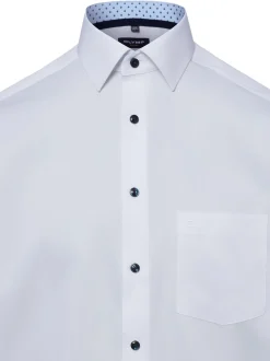 OLYMP Luxor modern fit Herren Business-Kurzarmhemd in weiß